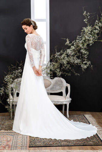 EGLANTINE CREATIONS 2021 Brautkleid EGC21 VITA 3344 Brautmode in Berlin Avorio Vestito BrideStore and more